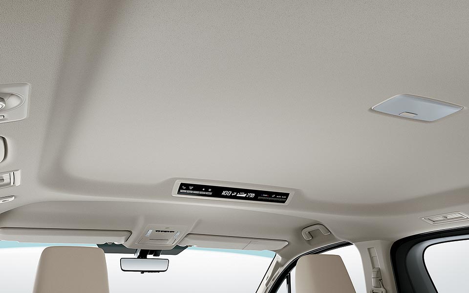 automatic air conditioner in toyota granvia 2020