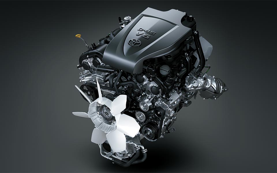 The 7GR-FKS engine in toyota granvia 2020