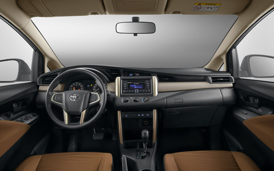 flexible and spacious interior in toyota innova 2020