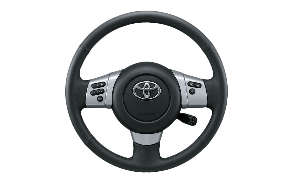 wide range of functionality on the toyota fj cruiser's steering wheel