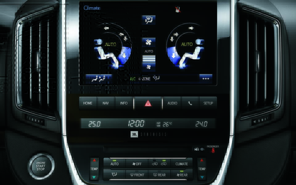 Toyota LC200 SUV Interior Features 2019