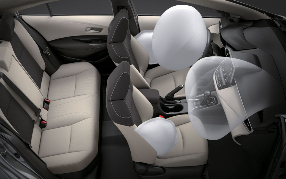 Toyota Corolla 2020 front seat air bags