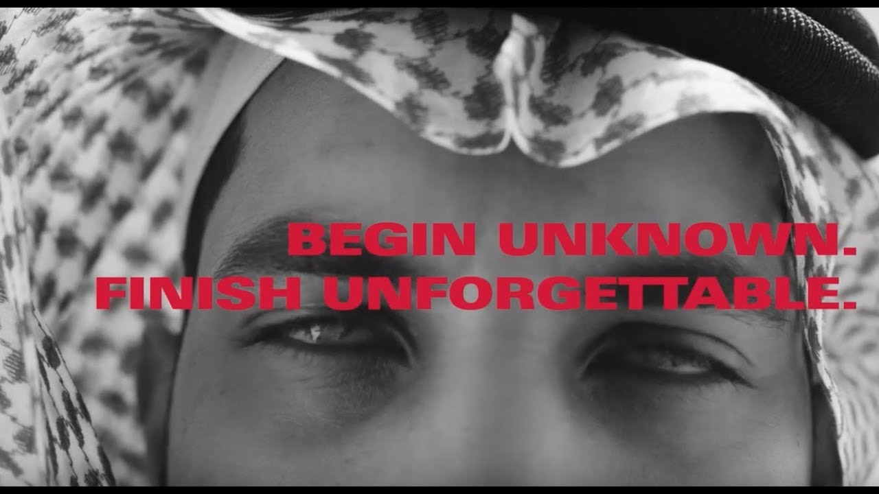 Begin Unkown Finish Unforgettable